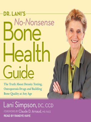 cover image of Dr. Lani's No-Nonsense Bone Health Guide